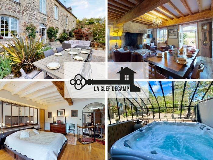 Grande Petite Duckerie 15pers : jacuzzi, 15min mer