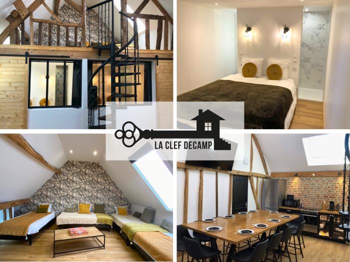 Superbe Loft dans une écurie 5 pers, 15 min Amiens
