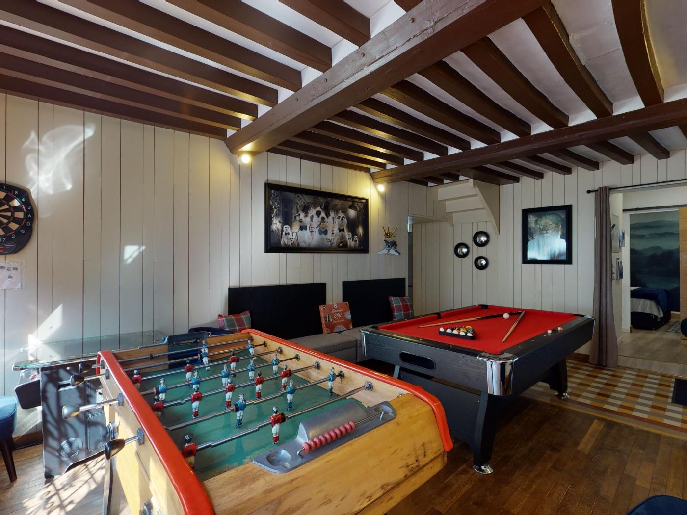 image Villa + Cour Paradis 22 pers 2 Cottage : billiards, 20 min sea 22