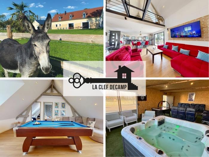 Concorde Aérogare 25 pers 2 Gîtes : jacuzzi, baby airhockey