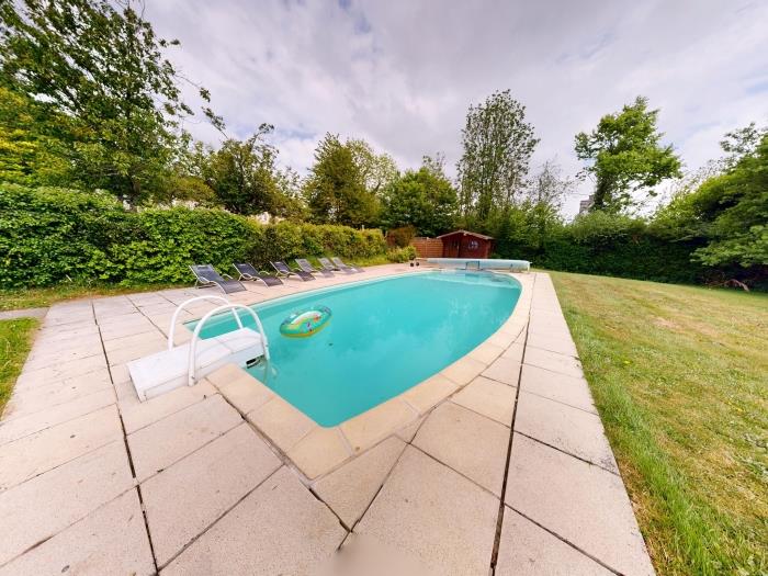 image La Longère 1750 30pers Hambye, piscine grand jardin 9