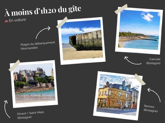 image Villa et Cour Dei 25 pers, 2 maisons de ville à Villedieu-les-Poêles 35